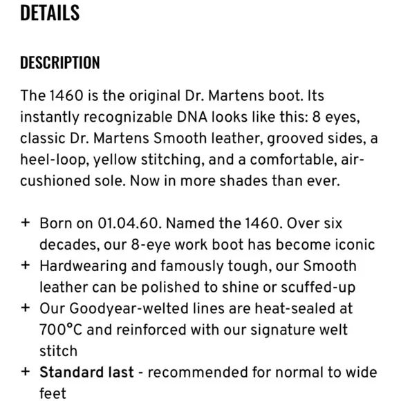 Dr. Marten White Lace-up Boots Shoes - Picture 12 of 16